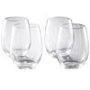 ALC International Japan Clear Tumbler, 440ml, Chef & Sommelier Primary Multi-Glass, Set of 4 (G3323D)