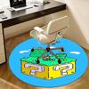 Mario,Question Block Chair mat Round Rug Office carpet, Non slip, Suitable for Living Rooms, Bedrooms Decor 1205688a
