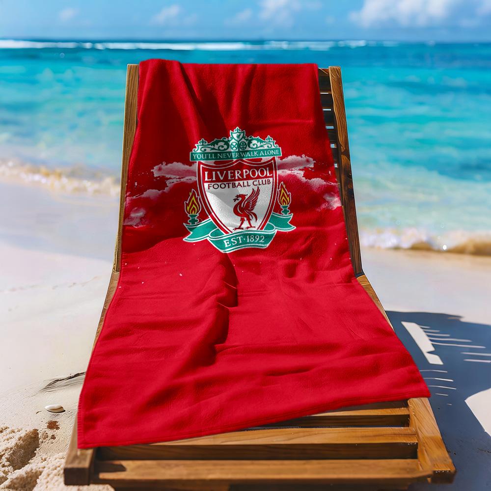Liverpool Football Club Beach Towel Quickdry Soft Microfiber Comfortable Lightweight