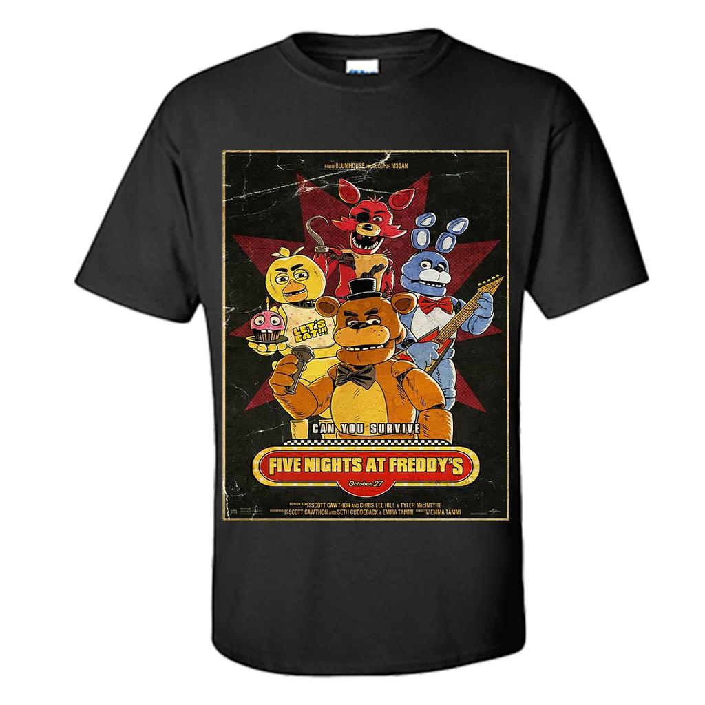 Футболка Five Nights At Freddys FNAF Сможешь ли ты выжить Футболка S-XXXL