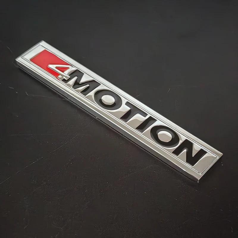 3D Metal 4 Motion Logo 4motion Emblem Car Rear Trunk Badge Sticker For VW Tiguan Passat B8 Polo Jetta Golf 4 5 6 7 MK4 MK5 MK6