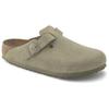 Birkenstock Кроссовки Boston из замши, выцветший хаки, унисекс, бежевые 1025788