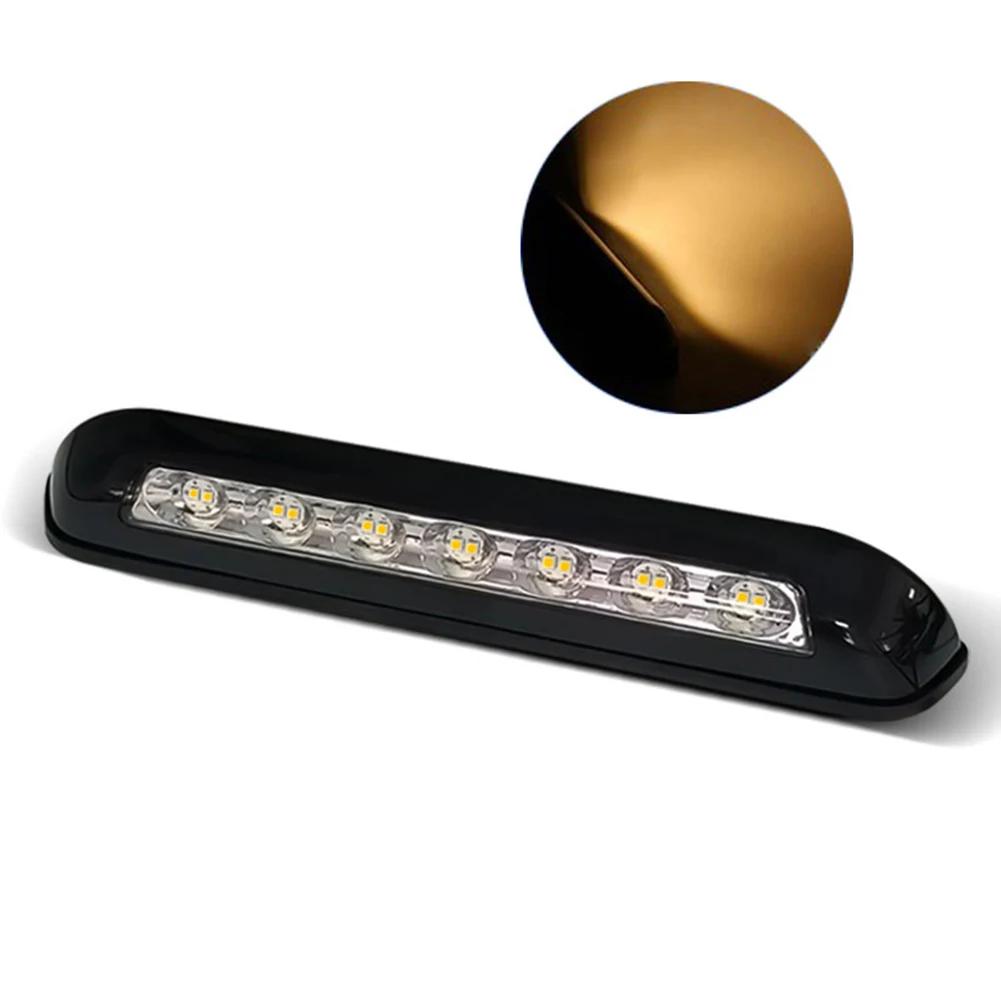 12V RV LED Awning Porch Light Waterproof Motorhome Caravan Van Camper Trailer Wall Lamps Light 6000K 8W White/warm White Led