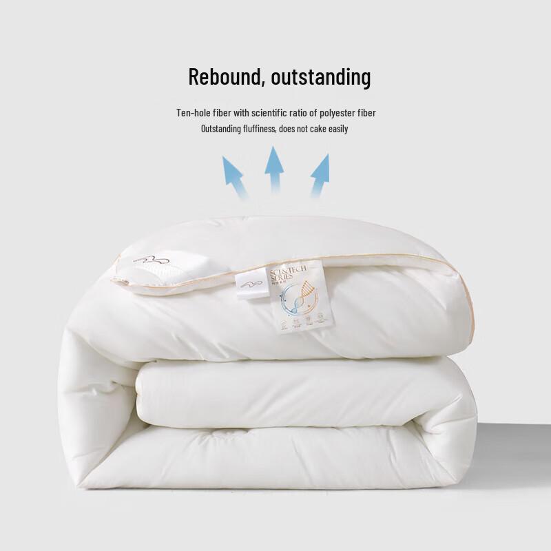 Всесезонное одеяло Mercury Home Textile с 10 отверстиями из файбера