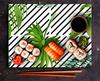 Szklana Płyta Deska Do Krojenia 52X40 Liście