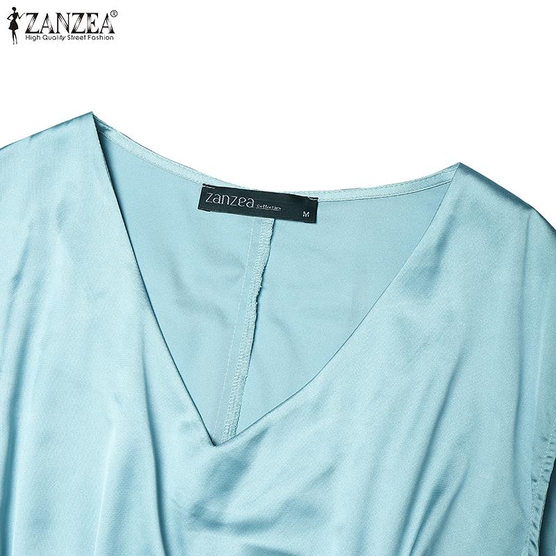 ZANZEA Women Casual V-Neck Summer Sleeveless Tank Tops