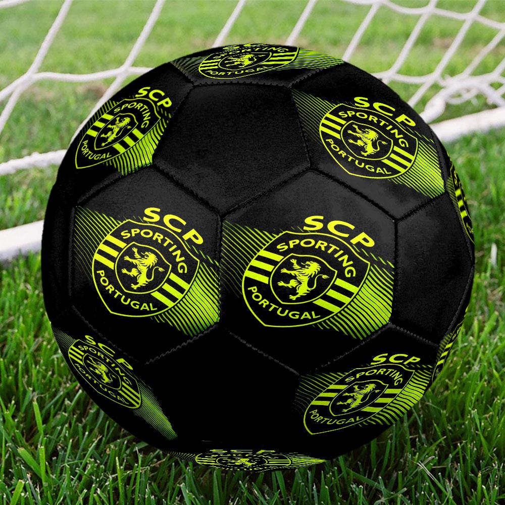 1pc Sporting CP Soccer Ball Size 5 Indoor Soccer Ball Fashion Colorful Backyard Game - Great For Sports Fans Gift HE56