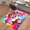 Custom personalization Rainbow Ruby Print Area Rug - Soft, Washable Non-Slip Indoor Mat,Living Room,Home&Office Decorative Rug