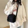 Versatile Crossbody Bag Fashionable Casual Small Square Bag Commuting Shoulder Bag Corduroy Unisex Trend