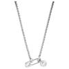 VIVIENNE WESTWOOD Латунные Ожерелья Мужские Серебряные 6301010B02P019P019