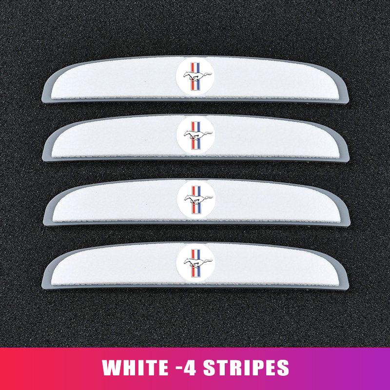 ITES5 For Ford 4pcs Car Door Edge Protection Guards Anti-scratch Stickers Anti-collision Strip Accessories Escape Ecosport Explorer