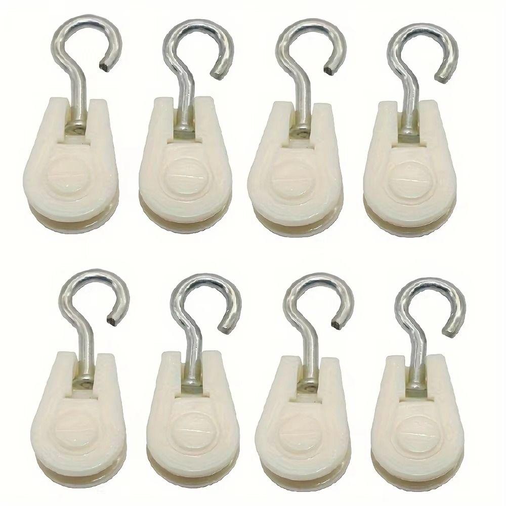 10Pcs Automatic Chicken Saterer Waterline Pulley Nylon Water Line Roller Poultry Breeding Supplies