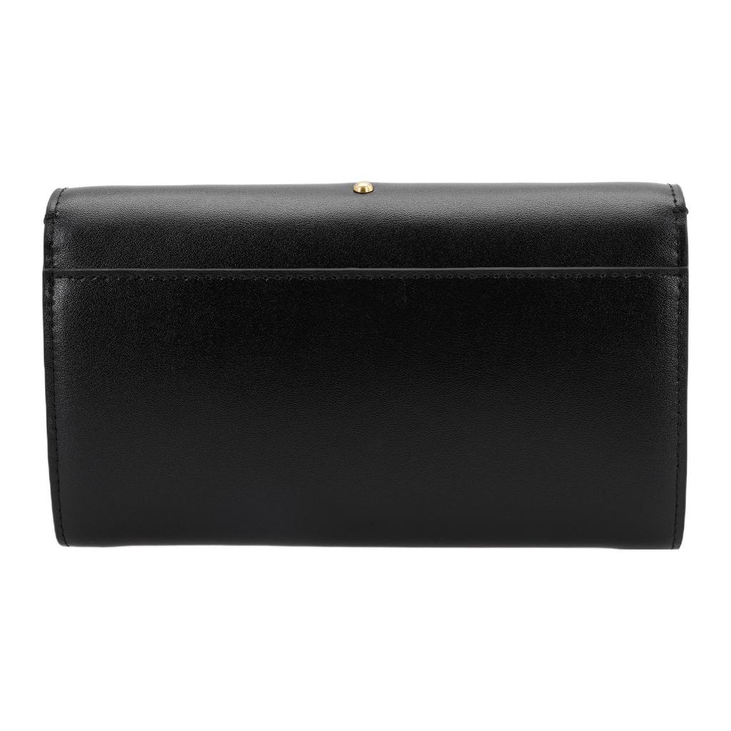 Pinko Pink Simply Classic Swallow Logo Chain Shoulder Bag Women Shoulder Bag Black 1P22JM-Y7SP-Z99Q