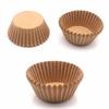 Natural Cupcake Liners, Unbleached Muffin Liners, Greaseproof Paper Baking Cups, Standard Size Paper Cupcake Liners for Baking Muffins and Cupcakes, N