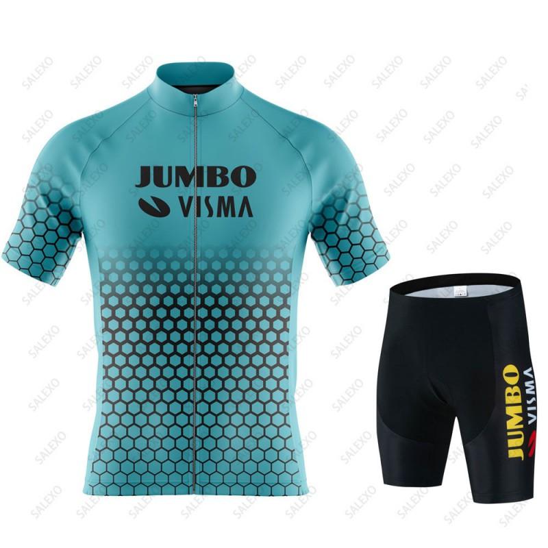 Mens Cycling Jersey Set With Compression Fit Mountain Road Bikes Riding Gear