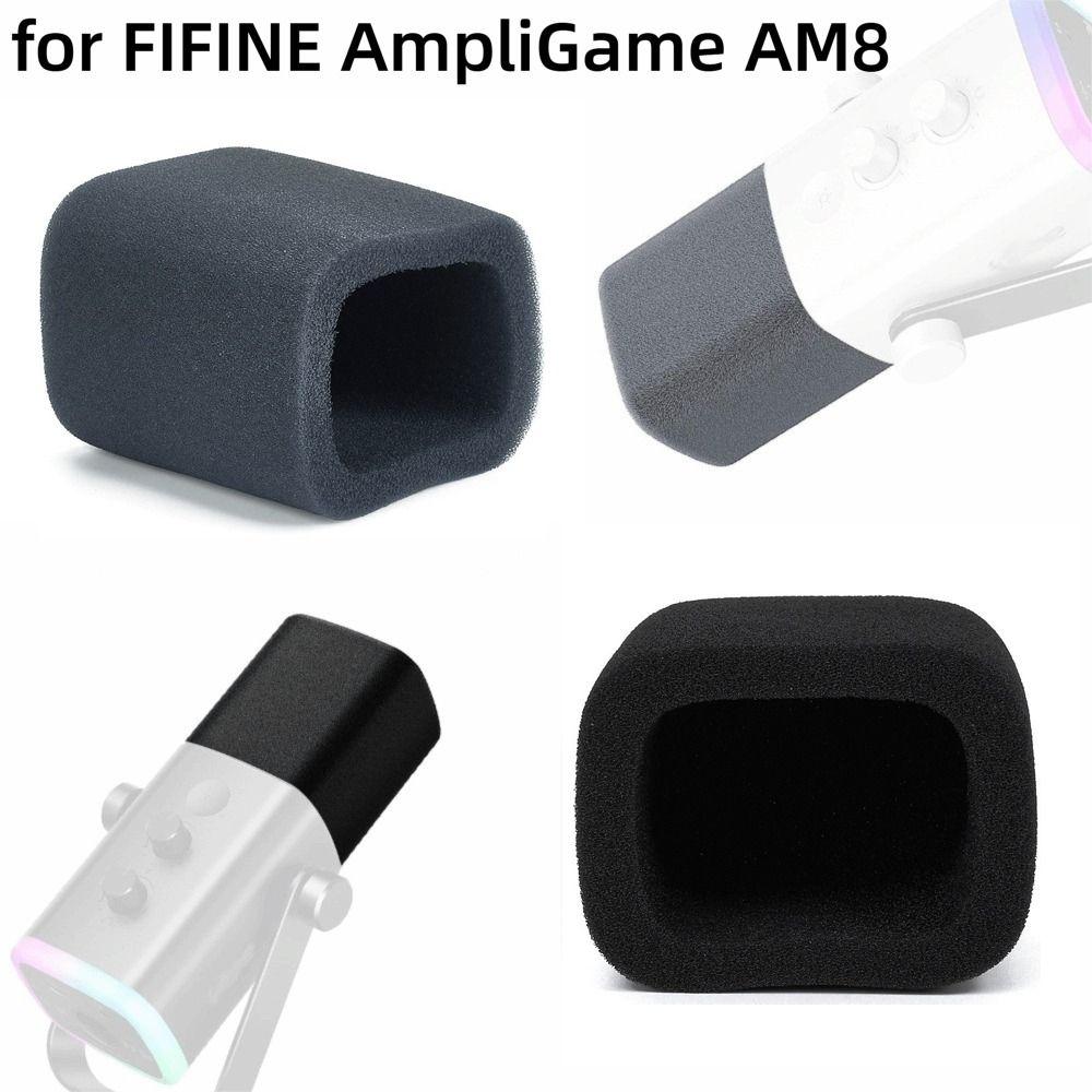 1 шт. Сменный чехол-ветрозащита для микрофона, поп-фильтр для FIFINE AmpliGame AM8, студийная запись