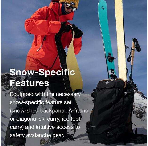 Рюкзак Osprey Soelden 22 schwarz (Herren)