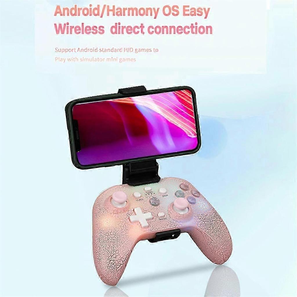 Ns21 Wireless Game Console For Switch///android/ios Bluetooth Gamepad 6-axis Gyro Joystick Dual Mot