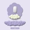 Подставка под запястье для клавиатуры Cloud Gradient из силикона: Нескользящий коврик для мыши для девочек и мужчин, идеально подходит для использования в офисе и на рабочем столе