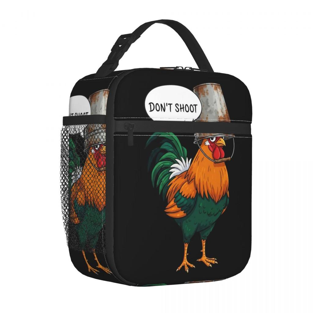 ARCs Raiders Don't Shoot Insulated Lunch Bags Cooler Lunch Container Portable Tote Lunch Box Bento Pouch Beach Travel
