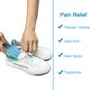 2 Pairs Silicone Gel Heel Pads for Plantar Spur Pain Relief Shock Absorption U-Cup Insole Cushions for Foot Comfort