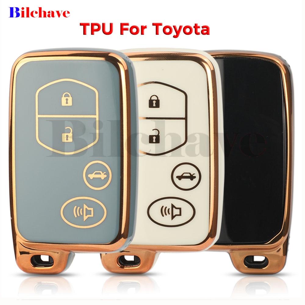 jingyuqin New TPU Car Remote Key Shell Case Cover For Toyota RAV4 Highlander Camry Avalon Prius Alpha Aqua Land Cruiser Auris