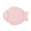 Pet licking plate pure silicone suction cup licking mat dog slow feeder anti-choking anti-slip dog bowl cat bowl feeding utensil