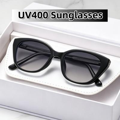 Новые Модные HD Солнцезащитные Очки Кошачий Глаз UV400 Элегантные Уличный Стиль Ультралегкие Солнцезащитные Очки Для Ежедневного Вождения Защита от УФ Солнечные Очки