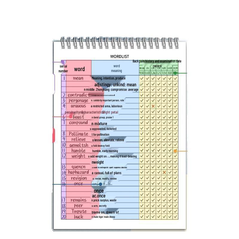Книга для запоминания английской лексики: Кривая Эббингауза для подготовки к экзаменам в колледже и аспирантуре