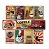 Coffee Tin Sign Vintage Metal Plaque Kitchen Coffee Bar Cafe Retro Posters Pub Wall Decorative Plates Home Decor 20*30 Cm