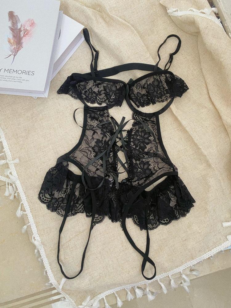 Сексуальные комбинезоны-халтеры Модные комбинезоны на кулиске Женские кружевные боди с дизайном на шнуровке Прозрачные боди Облегающие с вырезами Летние ромперы Хотсвит Новинка