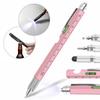 9-in-1 Multifunctional Tool Pen Bottle Opener Metal Ballpoint Pen