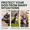 Anti-Biting Pitbull Rottweiler Dog Muzzle Metal Mask Amstaff Secure Wire Basket Adjustable Durable Leather Straps for Large Dogs