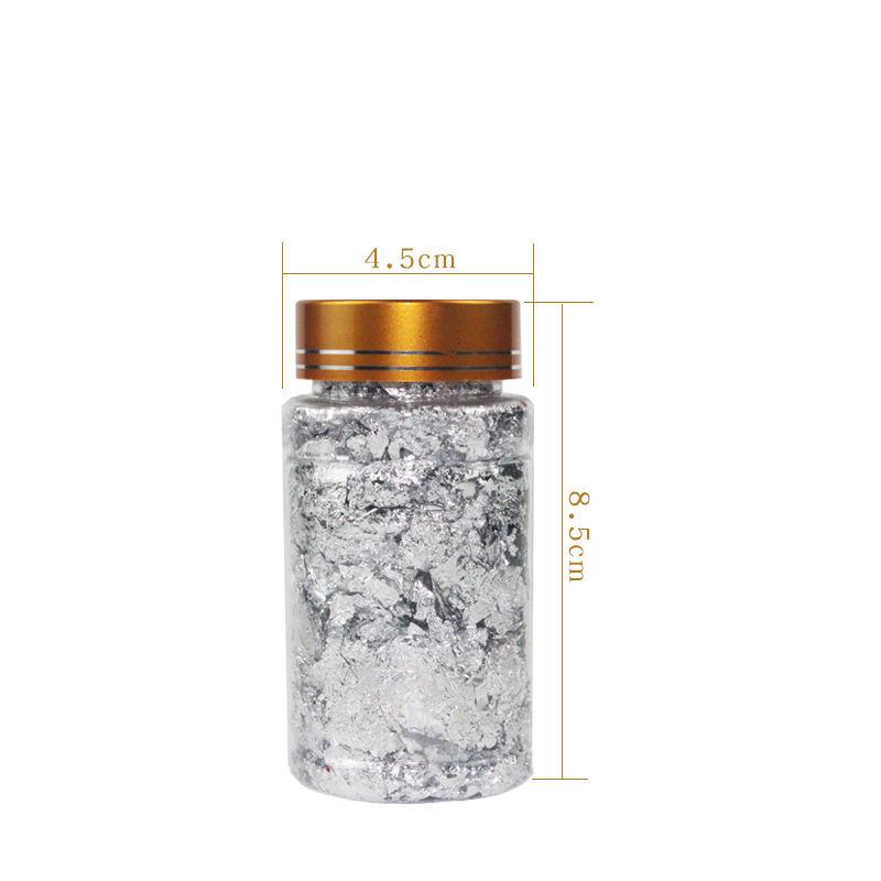 Nail Decoration Gold Silver Flake Foil Resin Copper New for Art DIY Crafts Pendant Metal Manufacture 2 Color 1-3 Days 3 Colors