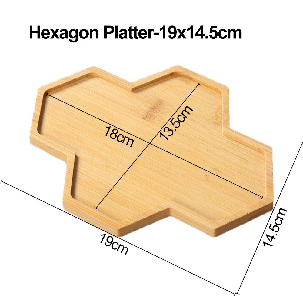 Декоративный держатель для суккулентов для бонсай из бамбука, поднос из дерева, основание цветочного горшка, шестиугольник, прямоугольник, круг, квадрат