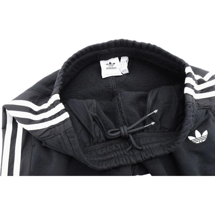 adidas Оригинальные спортивные штаны Radkin в полоску, удобные ретро-спортивные длинные брюки, мужские брюки, черные DU8137