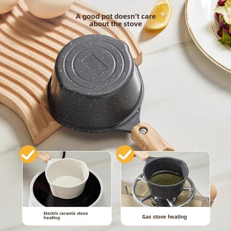 Антипригарная мини-масленка из медицинского камня для омлетов и многого другого