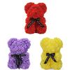 Romantic Valentine's DayCreative Eternal Flower Rose Bear Christmas Gift Rose Bear Hug Bear Wedding Flower Decoration Gift