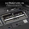 Оперативная память CORSAIR VENGEANCE DDR5 4800 МГц для ноутбука 64 ГБ x CMSX64GX5M2A4800C40 Черная, [2 32 ГБ] SO-DIMM, (ПК5-38400),