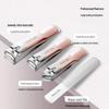 Portable 10-Piece Nail Clipper and Manicure Set with Ear Pick