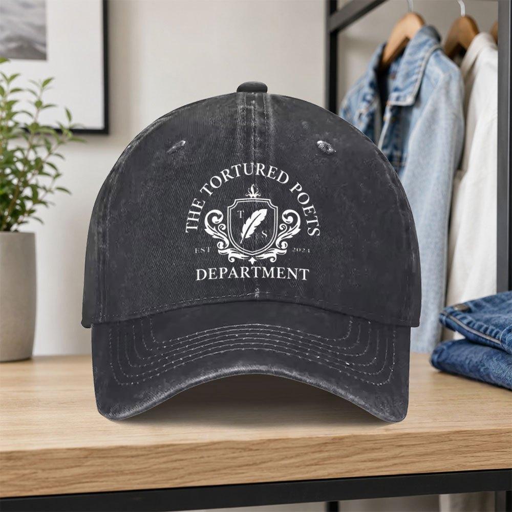 Vintage Ts Washed Baseball Cap Unisex Duckbill Hat Adjustable All Seasons Outdoor Daily Party Vacation Gift