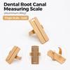 Aluminium Alloy Endo Gauge Finger Ruler Dental Instruments Ring  For Dental Use