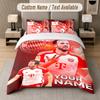 Harry Kane Design Bedding Set Custom Text 1 Duvet Cover & 2 Pillow Cases