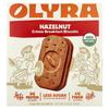 Creme Breakfast Biscuits, Hazelnut, 4 On-The-Go Packs, 1.32 Oz (37.5 G) Each