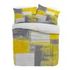 Масляная живопись Абстрактный Геометрический Желтый Серый Пододеяльник с Наволочкой 3шт Комплект Постельного Белья Покрывало Двуспальная Кровать Домашний Текстиль