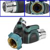 1PC EU Garden Faucet Y-shaped Watering Connector 3/4 Inch Bidirectional Garden Hose Distributor Y-shaped Two-way Splitter