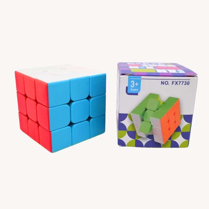 Кубик Рубика - CREATIVPAD - Волшебный кубик 3x3 - Игра-головоломка - Смешанная - 27 деталей - Разноцветная - 8 лет и старше