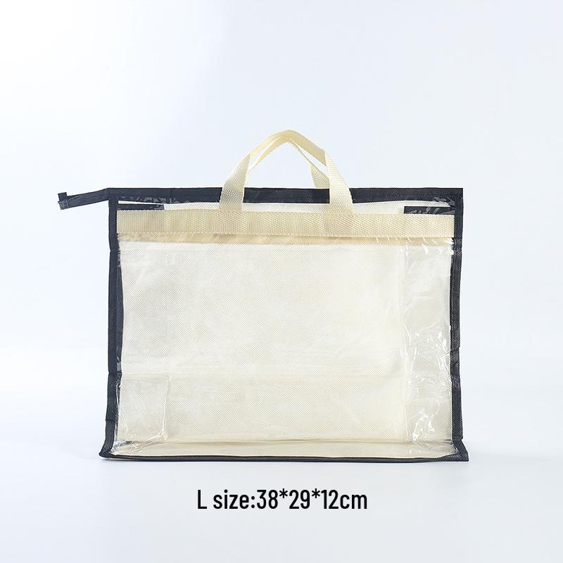 PVC Transparent Dust Cover for Hanging Handbag Storage - Waterproof Leather Bag Protector