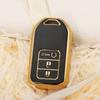 Чехол для автомобильного ключа TPU с полной защитой для Honda Stepwgn Elysion Civic Fit Accord Pilot CRV HR-V MPV EX Odyssey 2013-2018