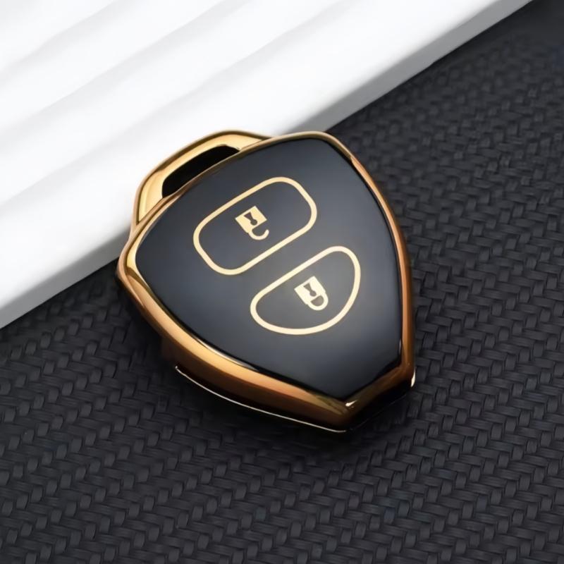 2 Buttons TPU Key Case Cover for TOYOTA Corolla Hilux Vitz Rav4 Aqua Camry Land Cruis Remote Key Shell Fob